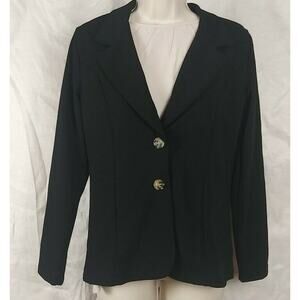 Doublju - Women's Black Suit Jacket - Lightweight - Small